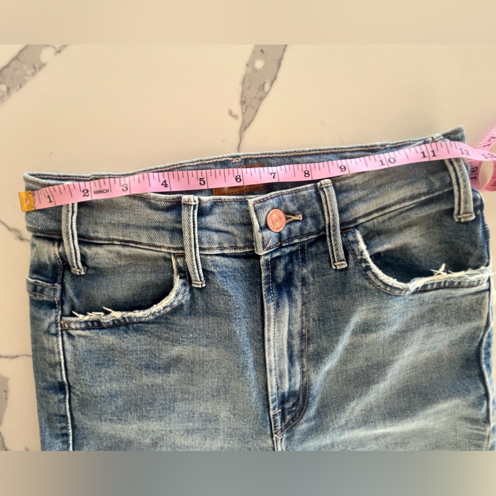 MOTHER Jeans - The Hustler Ankle - Cropped Flare Leg in Scenic Route - Size 25 - Picture 9 of 12